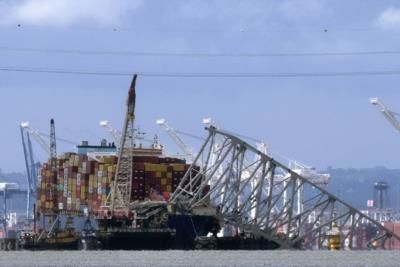 Cargo Ship Dali Sets Sail For Virginia After Bridge Collapse