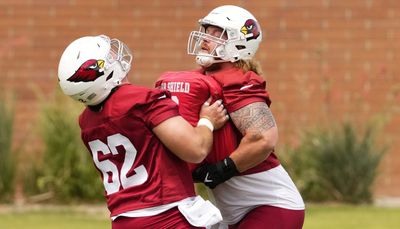 Cardinals OL Evan Brown might have the edge, but he’s one of many competing at left guard