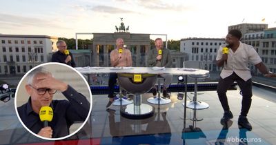 'Sorry, I was gone there for a minute!' Gary Lineker and Alan Shearer cry tears of laughter at Micah Richards BBC studio antics in front of Wayne Rooney