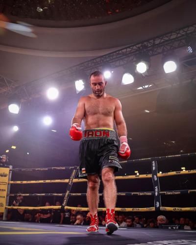 Intense Moment: Murat Gassiev's Focused Stance In The Ring