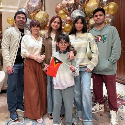 Manny Pacquiao: A Family Man Celebrating Joyful Moments