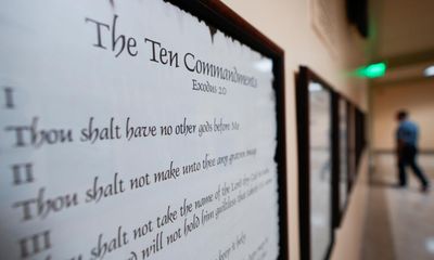 Louisiana families file lawsuit against Ten Commandments display in schools