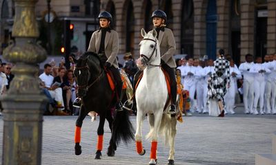 Models on horseback and footballers on the catwalk: Vogue World’s salute to Paris