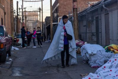 Chicago's migrant shelter population halved as spring evictions increase