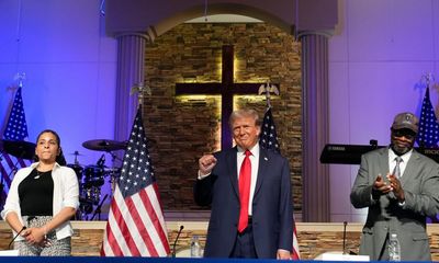 ‘Jesus is my saviour, Trump is my president.’ Why the religious right is rooting for a convicted conman