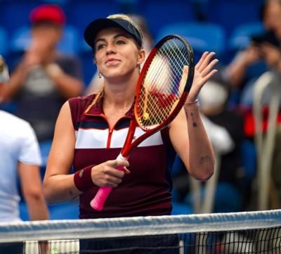 Anastasia Pavlyuchenkova Showcasing Her Skills On The Tennis Court