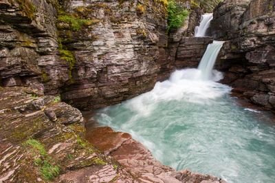 Woman drowns after falling into waterfall in Montana national park