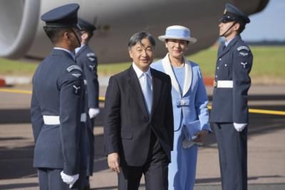 Emperor Naruhito Of Japan Embarks On U.K. Trip