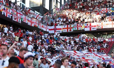 Woe de Cologne: England fans’ party ends in boos as team turns clock back