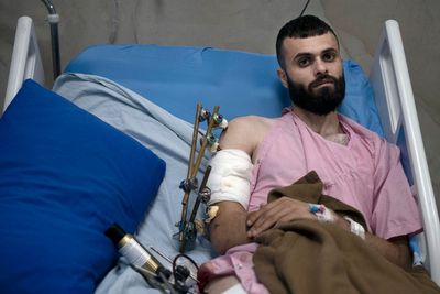A Palestinian was shot, beaten and tied to an Israeli army jeep. The IDF says he posed no threat