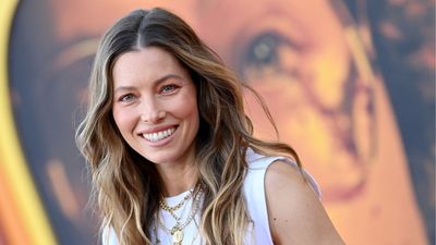 Jessica Biel uses this quietly luxurious statement piece to invite calmness and beauty into her bathroom