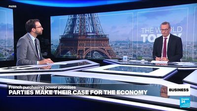 France's major parties trade barbs over economy in TV debate