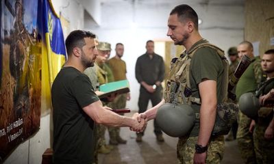 Zelenskiy visits troops in eastern Ukraine in effort to boost morale