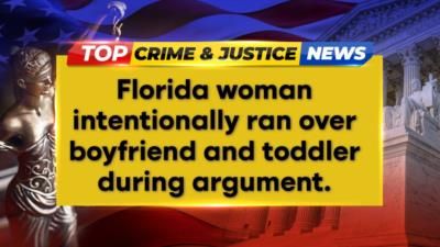 Florida Woman Arrested For Running Over Boyfriend And Toddler