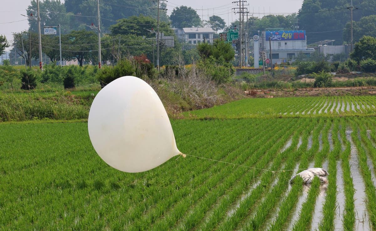 Delays At Airport After North Korea Trash Balloons…