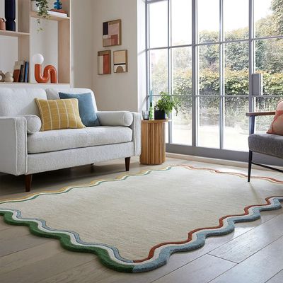 Dunelm’s sell-out wave rug is finally back in stock – it has already taken over some of the most stylish floors on Instagram