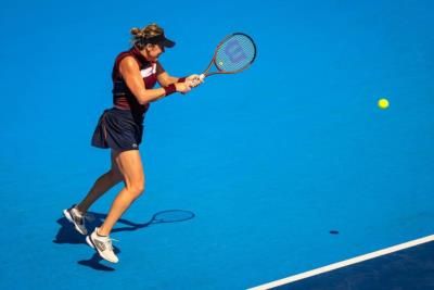 Anastasia Pavlyuchenkova Showcasing Her Skills On The Tennis Court