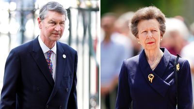 Was Timothy Laurence married before Princess Anne and how did they meet?