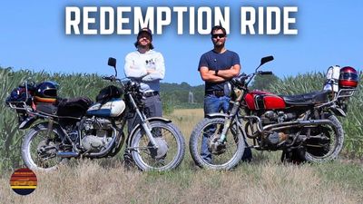 From Junkyard Bikes To Ice Cream, Watch Two Vintage Hondas Hit The Road