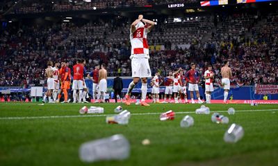 ‘We’re getting drenched’: how beer and cup throwing has littered Euro 2024