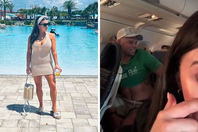 Woman Exposes Married Man Cheating Mid-Flight With Mistress