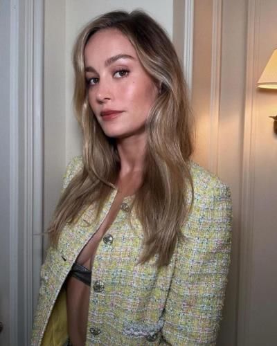 Brie Larson Stuns In Vibrant Outfit For Latest Photoshoot