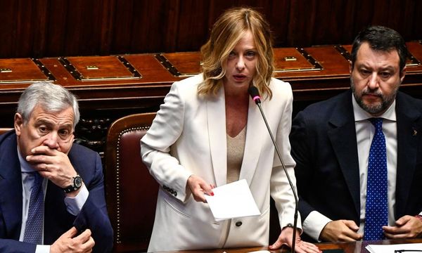Giorgia Meloni rails against pro-Europe parties’ deal on top commission jobs