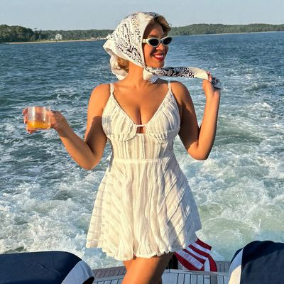 Beyoncé Takes Over the Hamptons in a Little White Dress—and It's on Sale