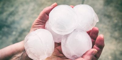 Hail the size of golf balls and even grapefruit? The science of how tiny ice crystals grow dangerously large