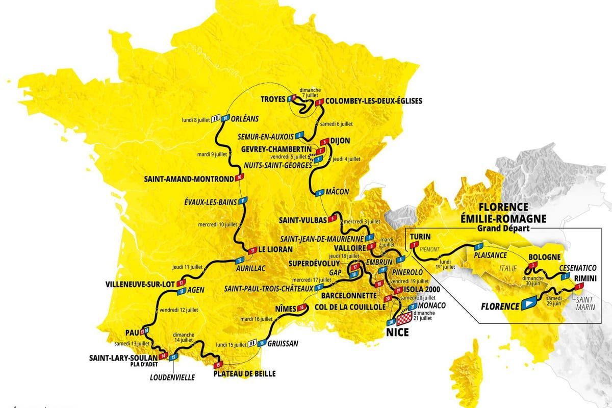 Tour de France 2024 stage-by-stage guide: Route maps…