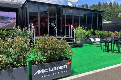 McLaren using rented motorhome as clean of fire-damaged F1 Team Hub continues