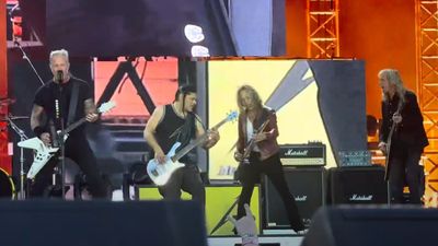 Watch Metallica cover Diamond Head’s Am I Evil? with Diamond Head’s guitarist, Brian Tatler