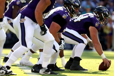 Ravens’ Joe D’Alessandris discusses offensive line competition after losing 3 starters
