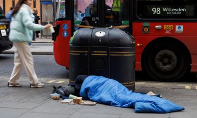 Rough sleeping in London hits highest level in a decade