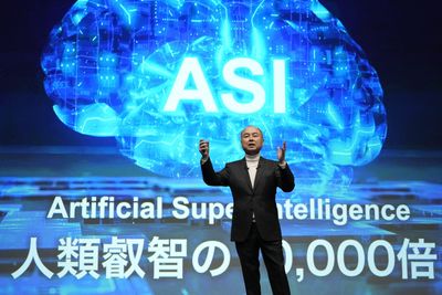 SoftBank's billionaire CEO says he was put on Earth to create artificial superintelligence that's 10,000 times smarter than a human—'I am super serious about it'