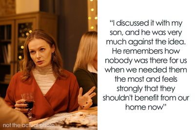 Single Mom And Teen Refuse To Let Family Move In After Being Left To Fend For Themselves For Years