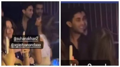 Suhana Khan SPOTTED partying with rumoured boyfriend Agastya Nanda in London: Pics