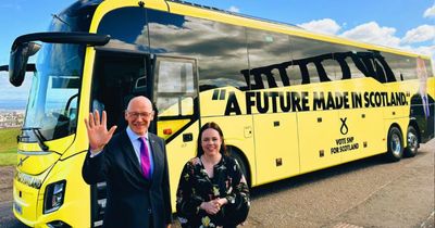 'A future made in Scotland': SNP launch General Election battle bus