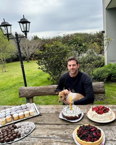 Juan Martín Del Potro Celebrates With Sweet Treats And Pet