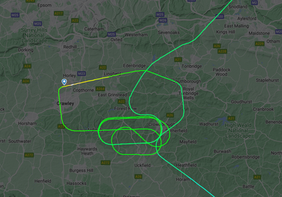 Travel chaos at Gatwick as British Airways plane blocks runway for 50 minutes