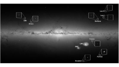 Dark matter clue? Mysterious substance may be interacting with itself in nearby galaxy