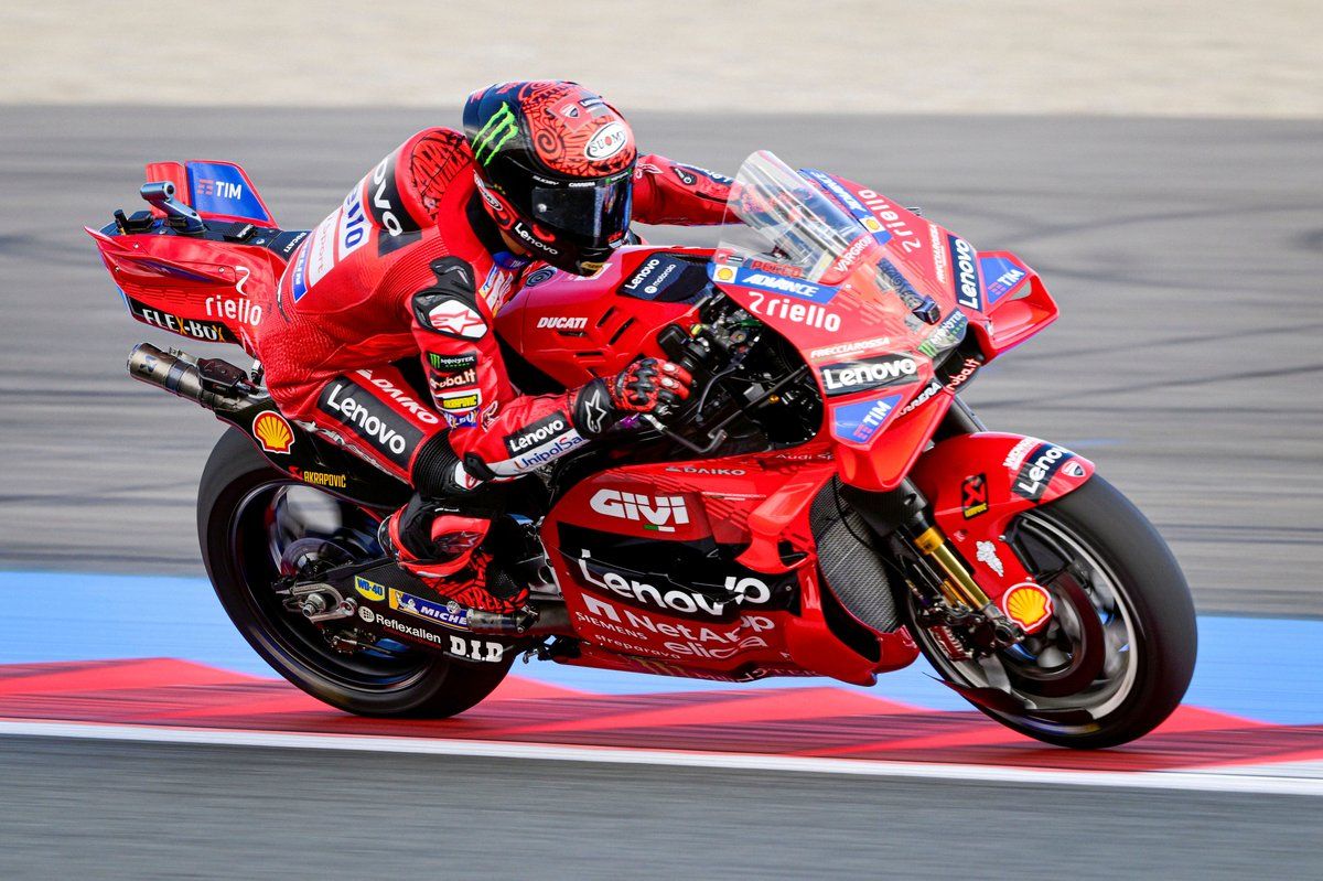 MotoGP Dutch GP: Bagnaia breaks lap record to top…