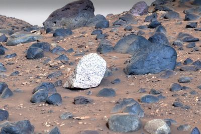 Scientists Intrigued After Finding A Totally Different Kind Of Boulder On Mars