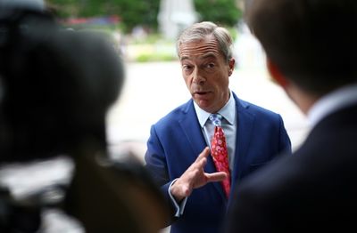 UK PM Sunak Slams Racist Slur By Farage Party Campaigner