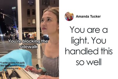 “I Hope It Gets Better For You”: Street Poet Elegantly Shuts Down Karen Who Asked Her To Leave