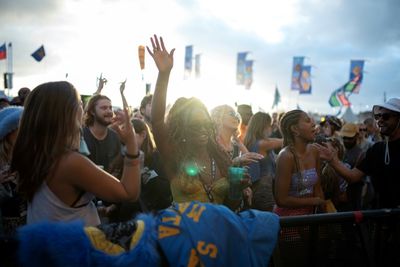 Dua Lipa Holds Court As UK's Glastonbury Festival Starts