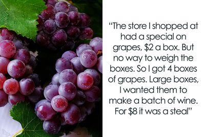 60YO Lady Gets Senior Discount, Buys 109 Pounds of Grapes For $8, Upset When Wine-Making Goes South