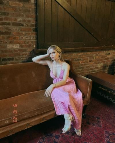 Erin Moriarty Stuns In Vibrant Pink Outfit For Photoshoot