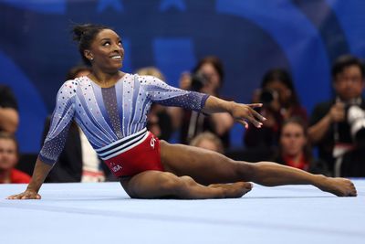 Simone Biles showed off her incredible Taylor Swift-themed floor routine at U.S. Olympic gymnastics trials