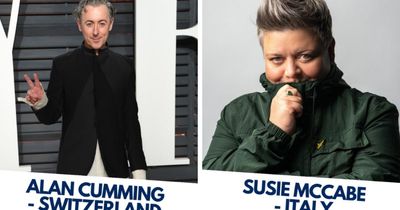 Alan Cumming takes on Susie McCabe as sweepstake knockout stage begins